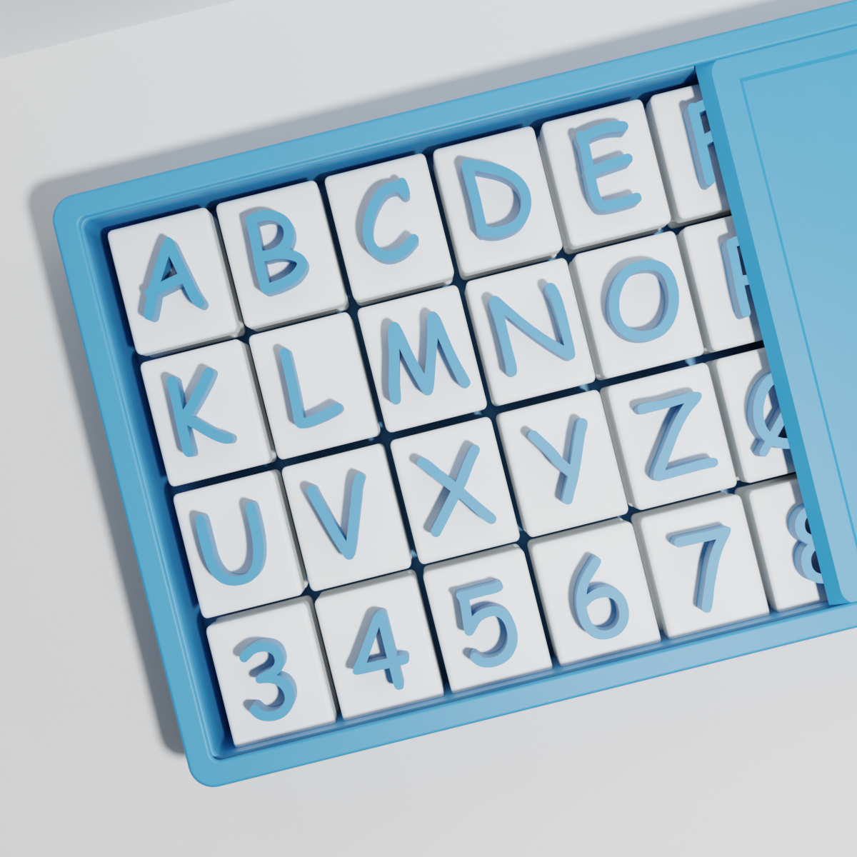 3D printede bogstav-stempler til keramik