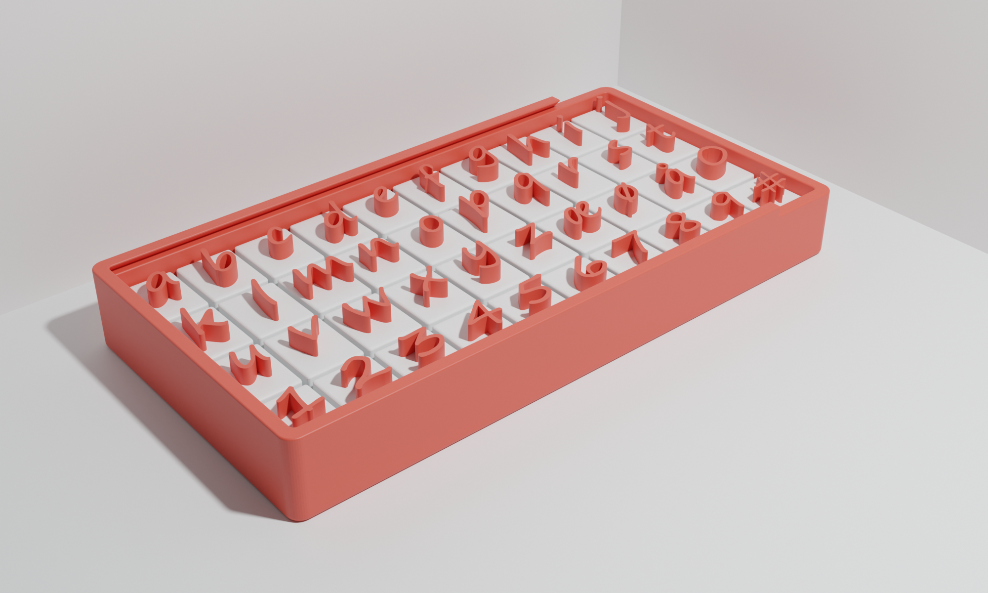 3D printede bogstav-stempler til keramik