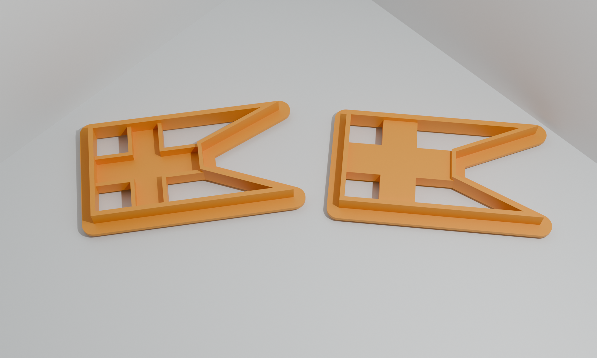 3D printede flag stempler til keramik