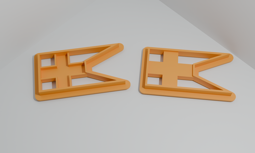 3D printede flag stempler til keramik