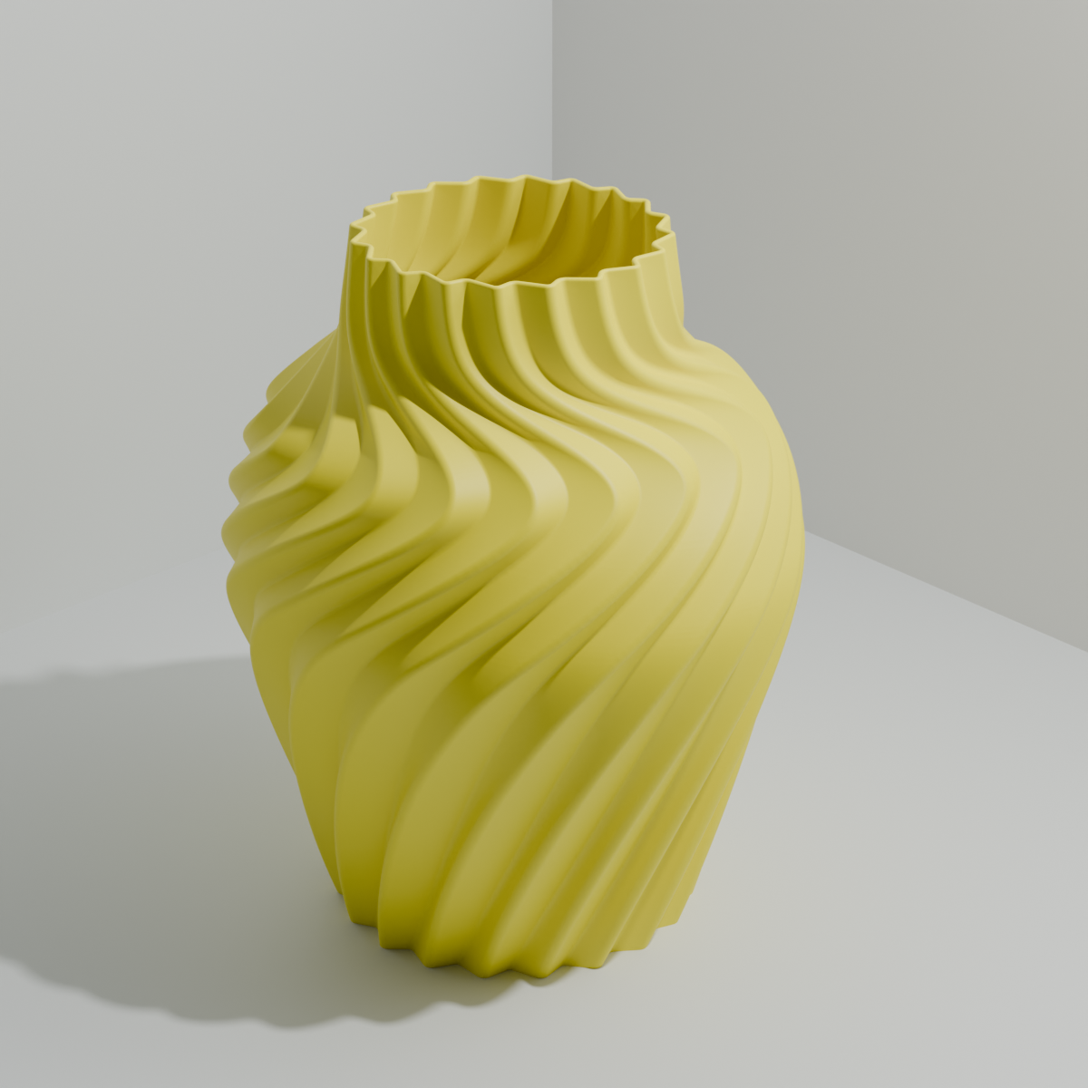 3D printet spiralvase | 22 cm