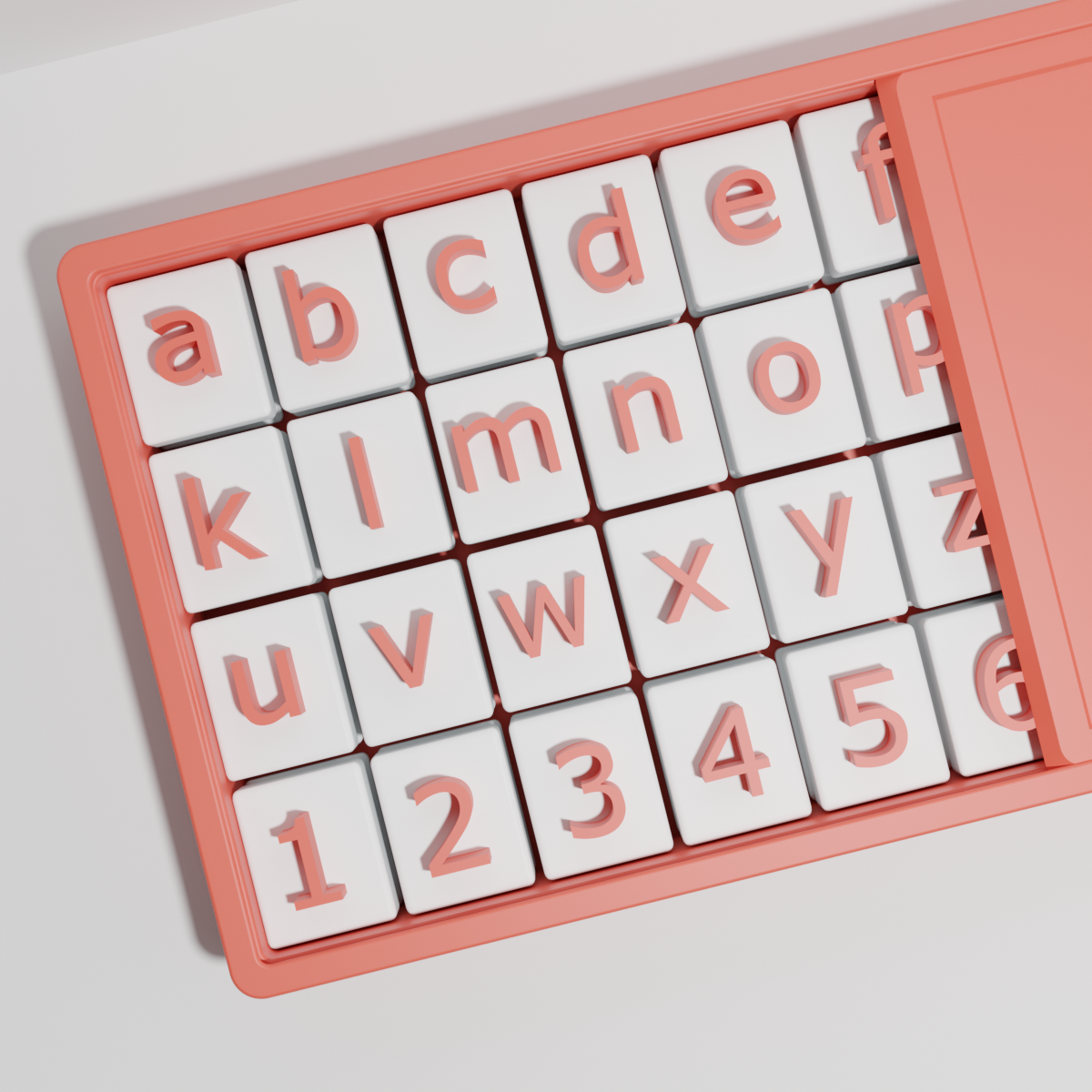 3D printede bogstav-stempler til keramik