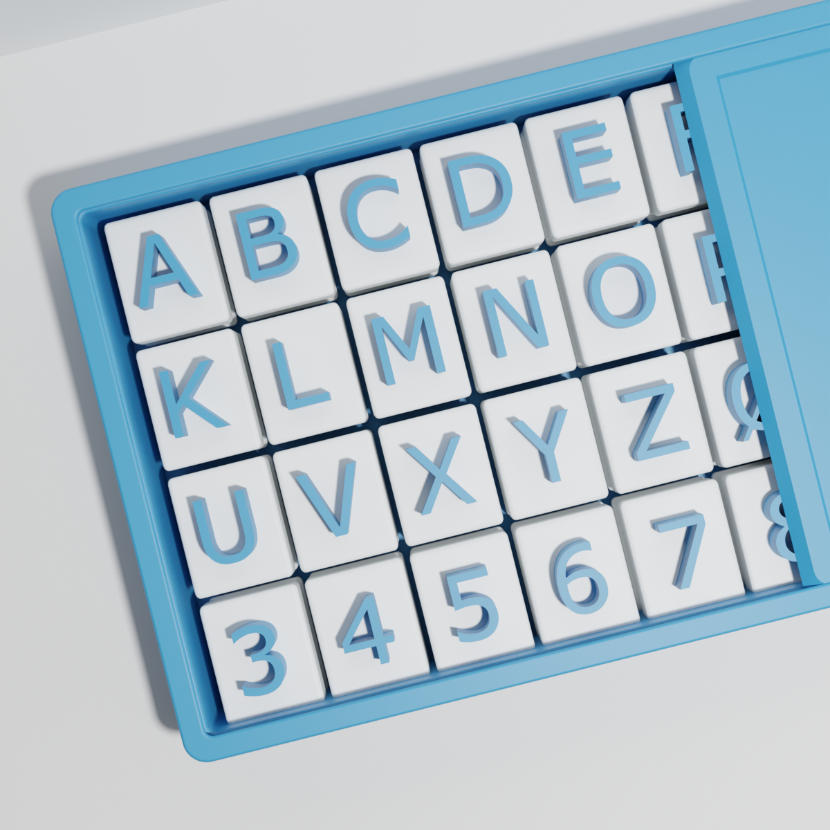 3D printede bogstav-stempler til keramik