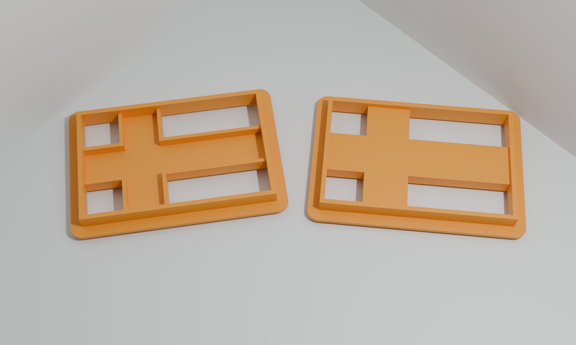 3D printede flag stempler til keramik